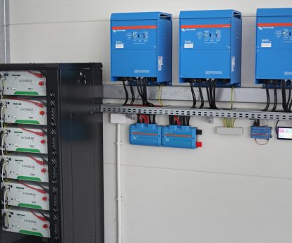 System magazynowania energii w firmie Victron Energy.
