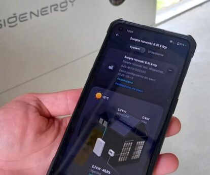 Instalacja carportu wraz z magazynem energii od Signenergy