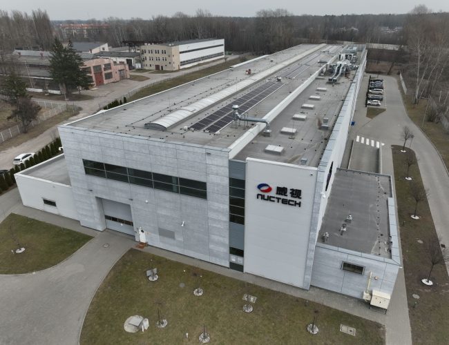 Fotowoltaika dla firmy Nuctech