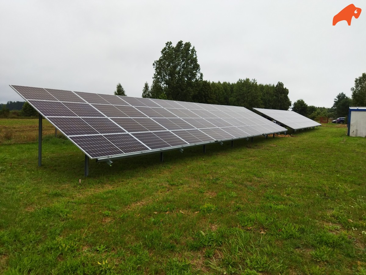 Realizacja instalacji fotowoltaicznej na gruncie dla Bartosz Sp. J.