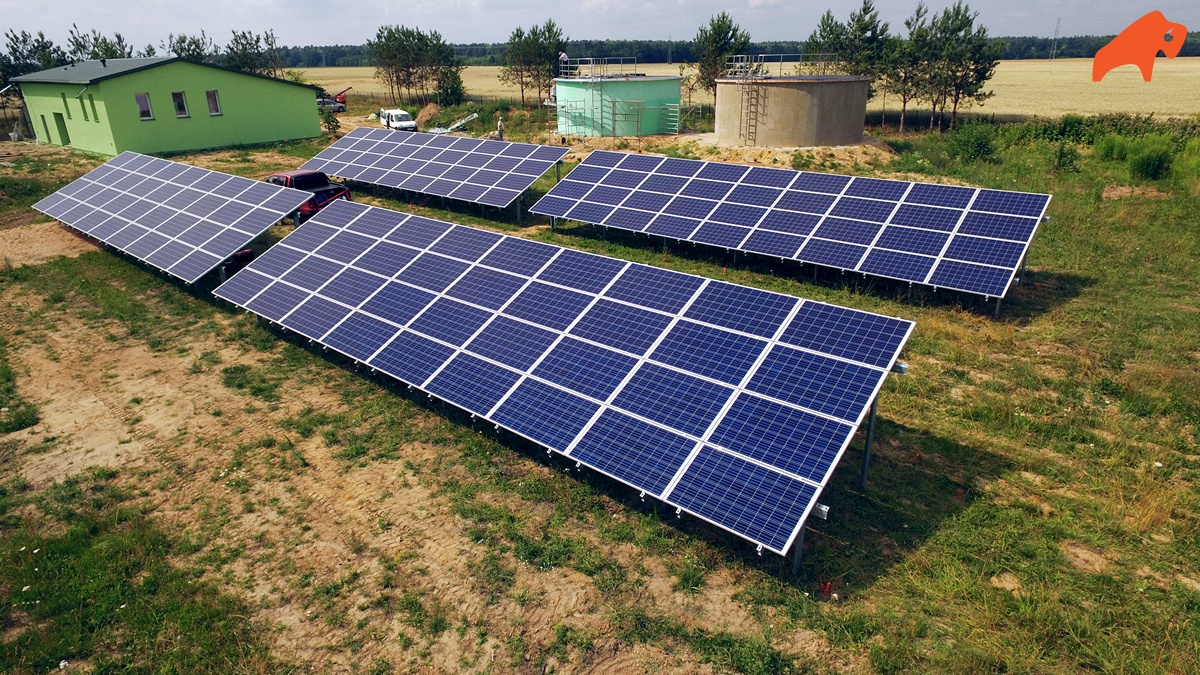 Realizacja instalacji fotowoltaicznej na gruncie dla Bartosz Sp. J.